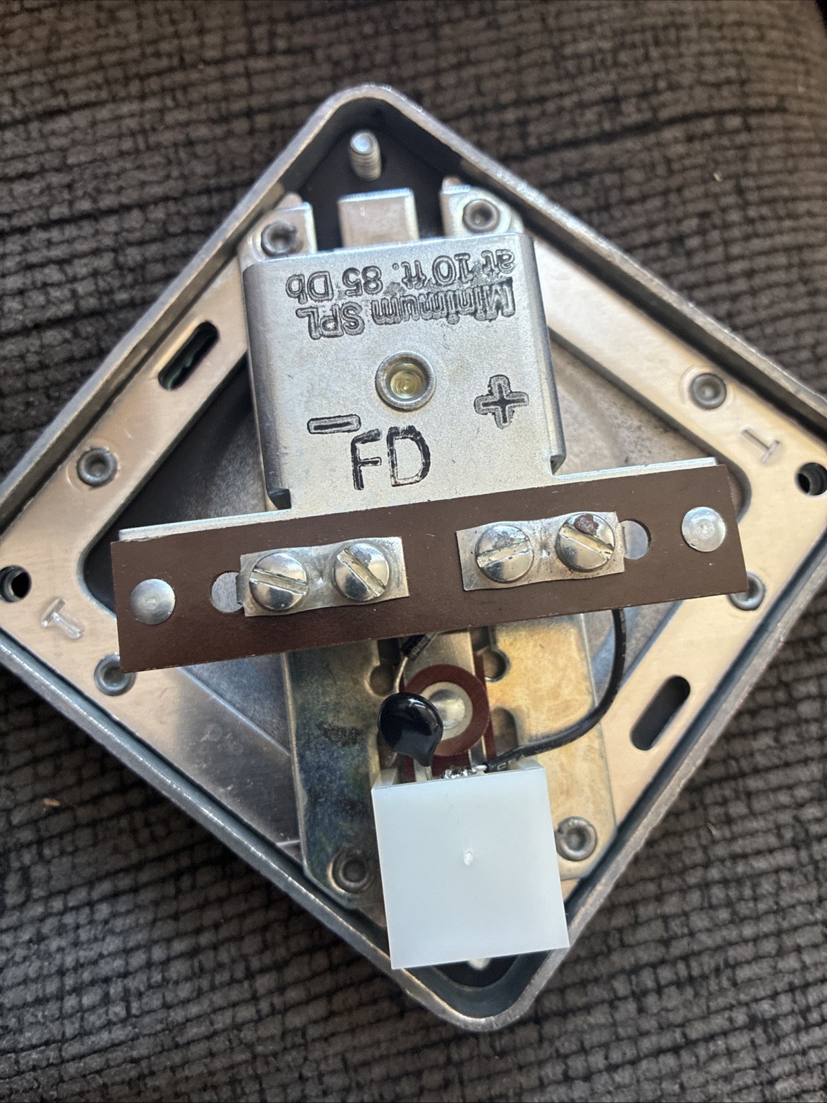 2 X Faraday FOS 6120 Electromechanical Horn Strobe Base Only No Strobe