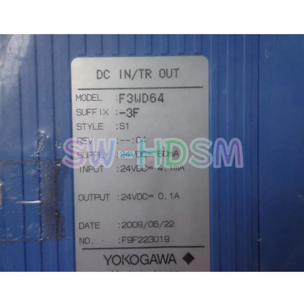 1PCS New Yokogawa F3WD64-3F PLC Module F3WD643F Freight Free