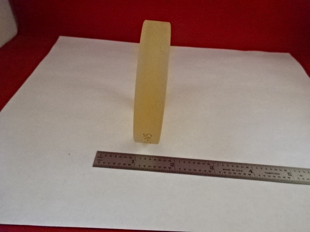 OPTICAL FLAT 3″ DIAMETER UNCOATED POLISH DULL ZERODUR LASER OPTICS AS IS #80-06