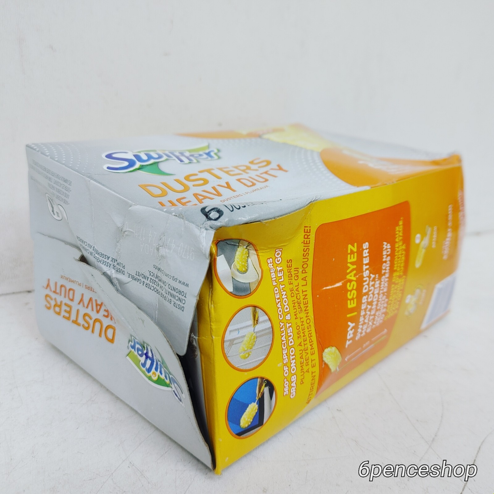 Deformed Box-Swiffer Heavy Duty Dust Lock Fiber Dusters Refill 6/BX