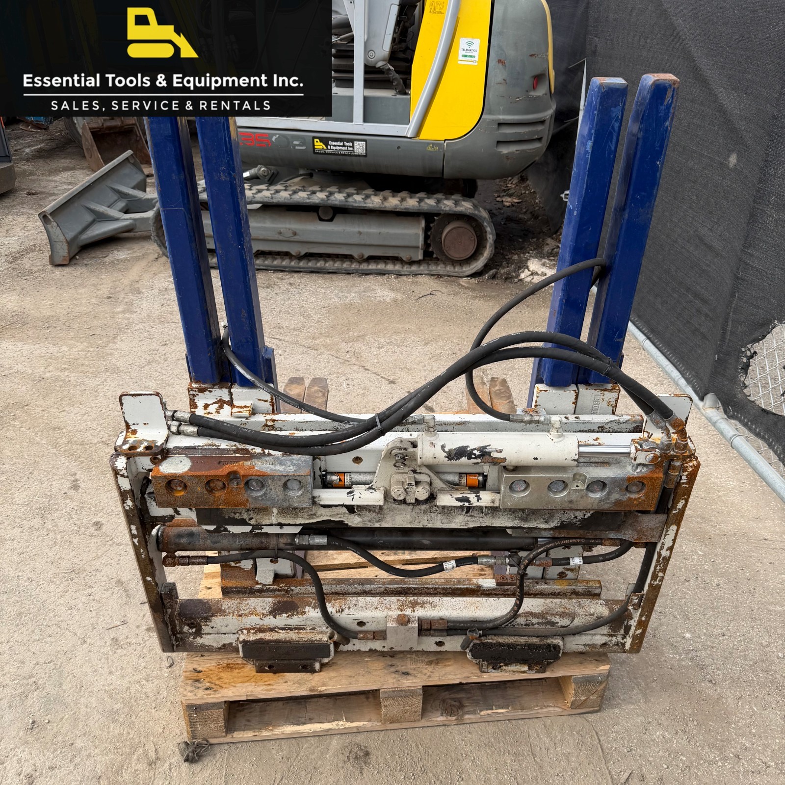 Cascade Single-Double 8,000 Lbs Pallet 42» Forklift Attachment Class III 3