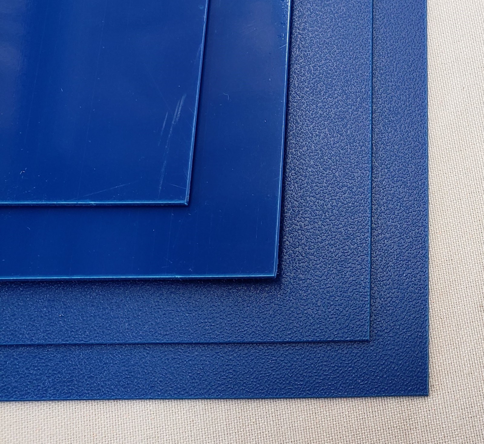 Blue ABS Plastic Sheet 0.0394″ (1mm) x 8-1/2″ x 10-1/2″, Qty 4