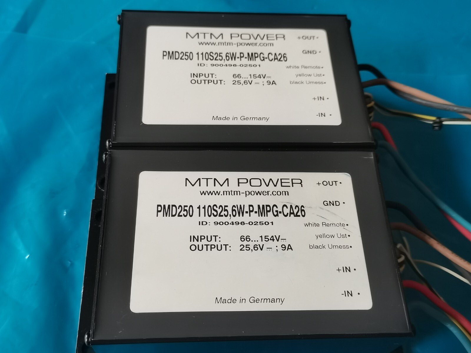MTM POWER PMD250 110S25.6W-P-MPG-CA26 ID:900496-02501 OUTPUT:25.6V 9A MODULE