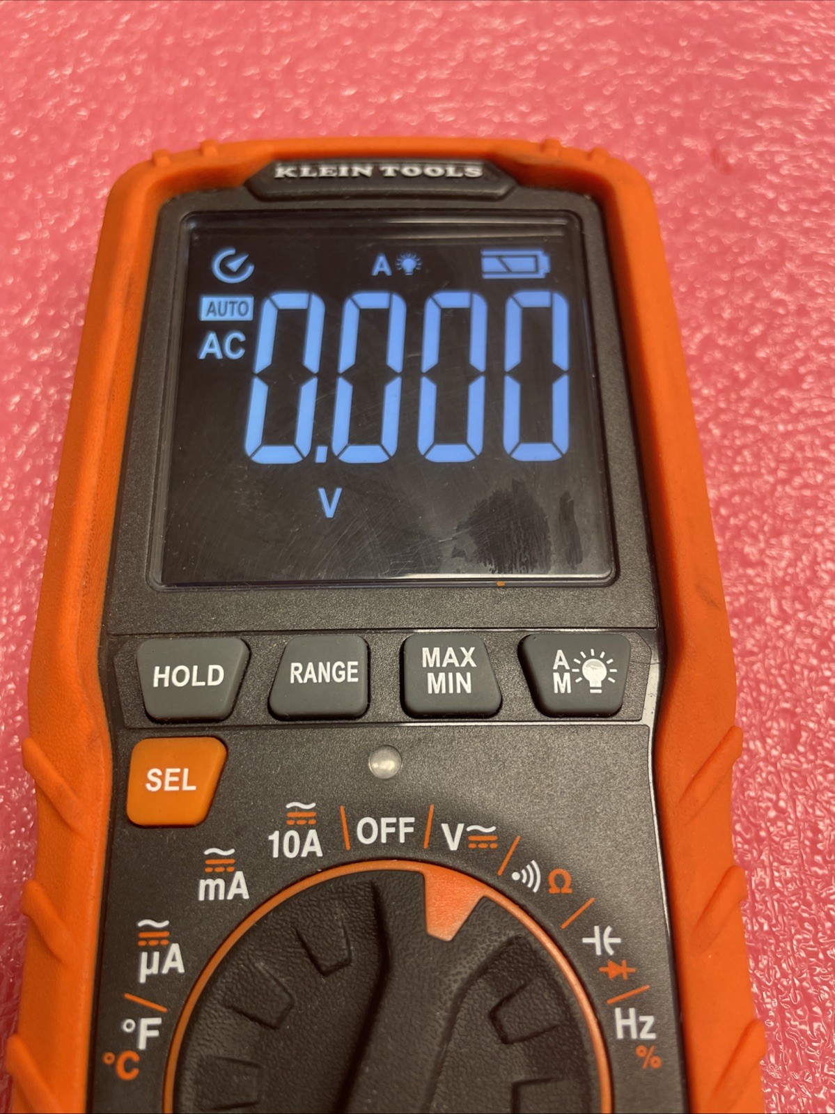 ORIGINAL KLEIN TOOLS MM450 Slim Digital Multimeter, TESTED