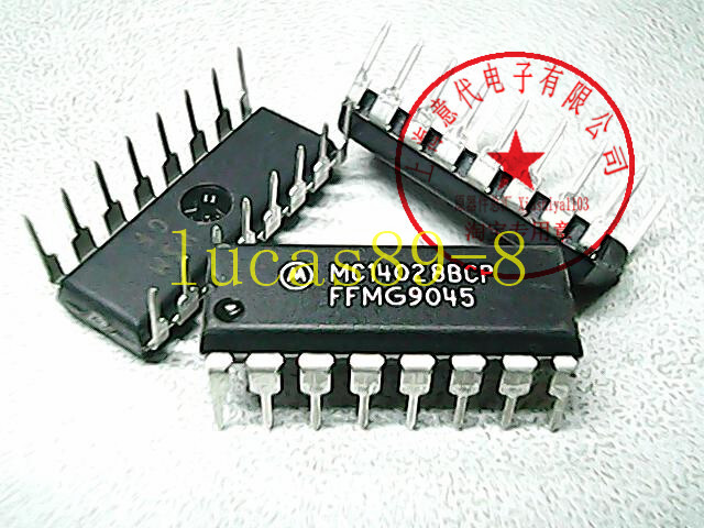 10 PCS MC14028BCP MC14028 DIP-16 new