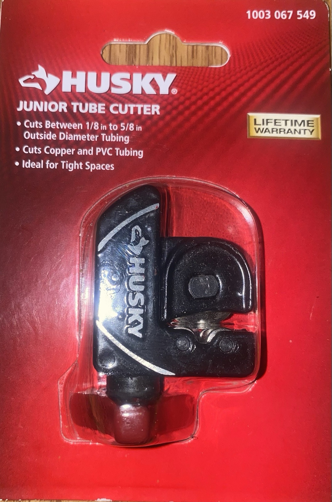 HUSKY 5/8 in. Junior Tube Cutter for Copper, Brass, Aluminum, Model: 80-511-111
