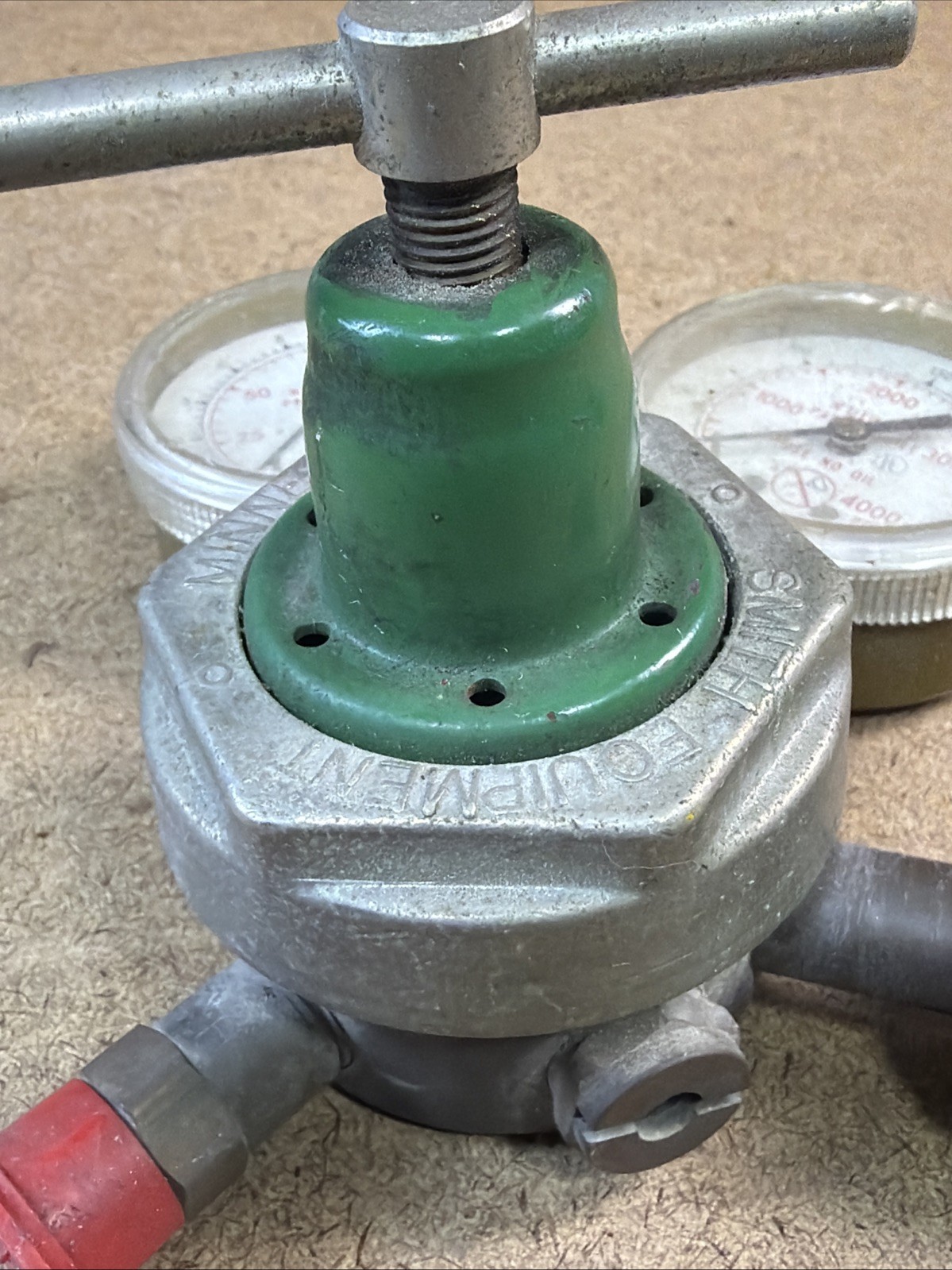 Smiths Oxygen & Acetylene Regulator H1710A-540 Used Welding Torch Gauge GUC!