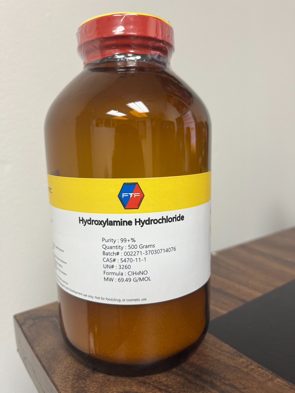 Hydroxylamine Hydrochloride – 500 Grams