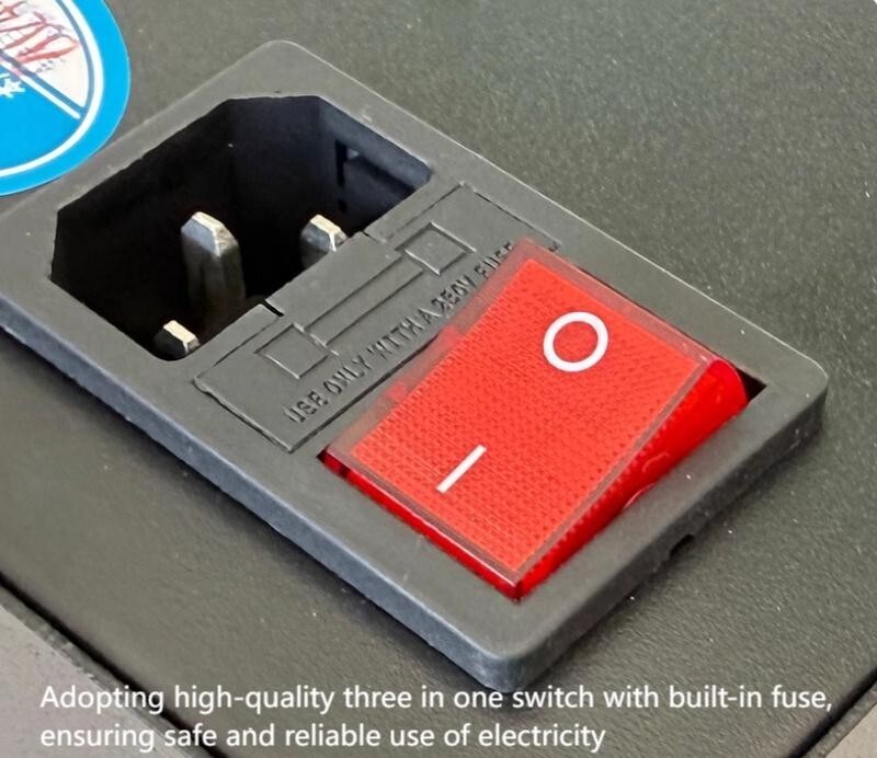 Conveyor Belt Dedicated UV Curing Lamp Light Belt Timing Function PLC Control