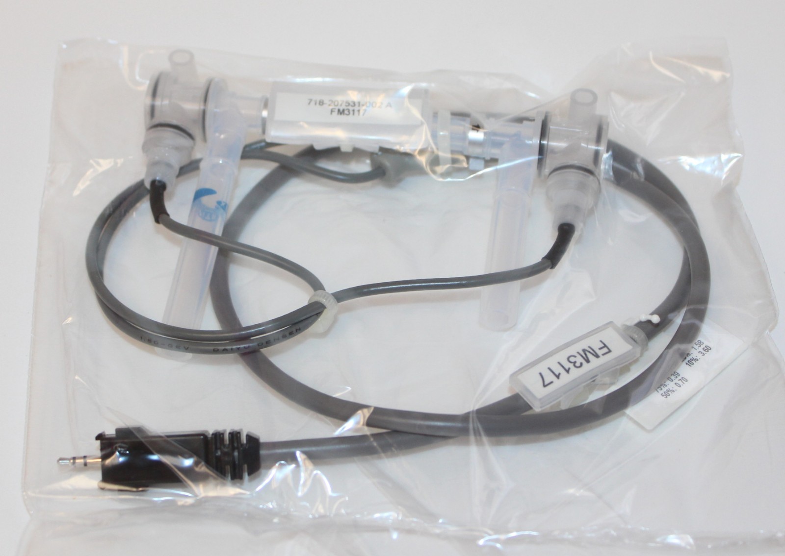 Lam Research LFS-04L-U ultrasonic inline flow Sensor, FL MTR, LFS-04L-U, 0-4 LPM