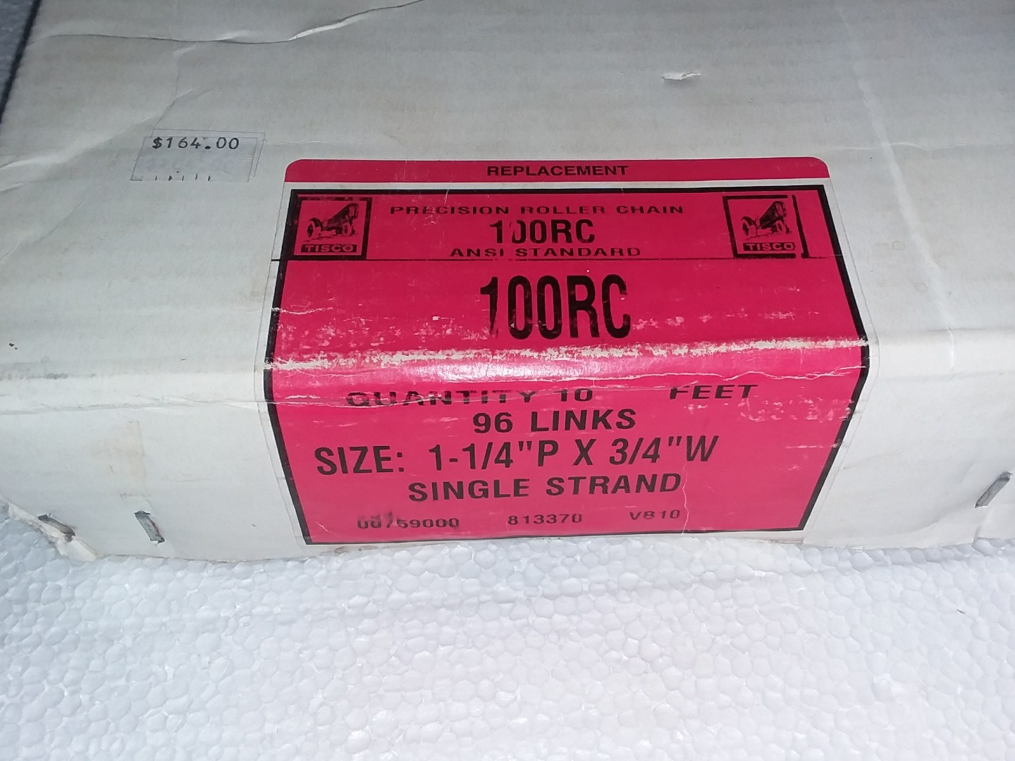 TISCO/ROMBO roller chain 100RC