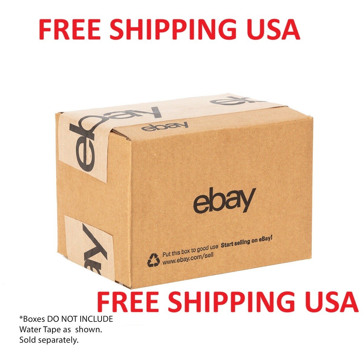 eBay-Branded Boxes With Black Color Logo 6″ x 4 3/4″ x 4 3/4″ FREE SHIPPING USA