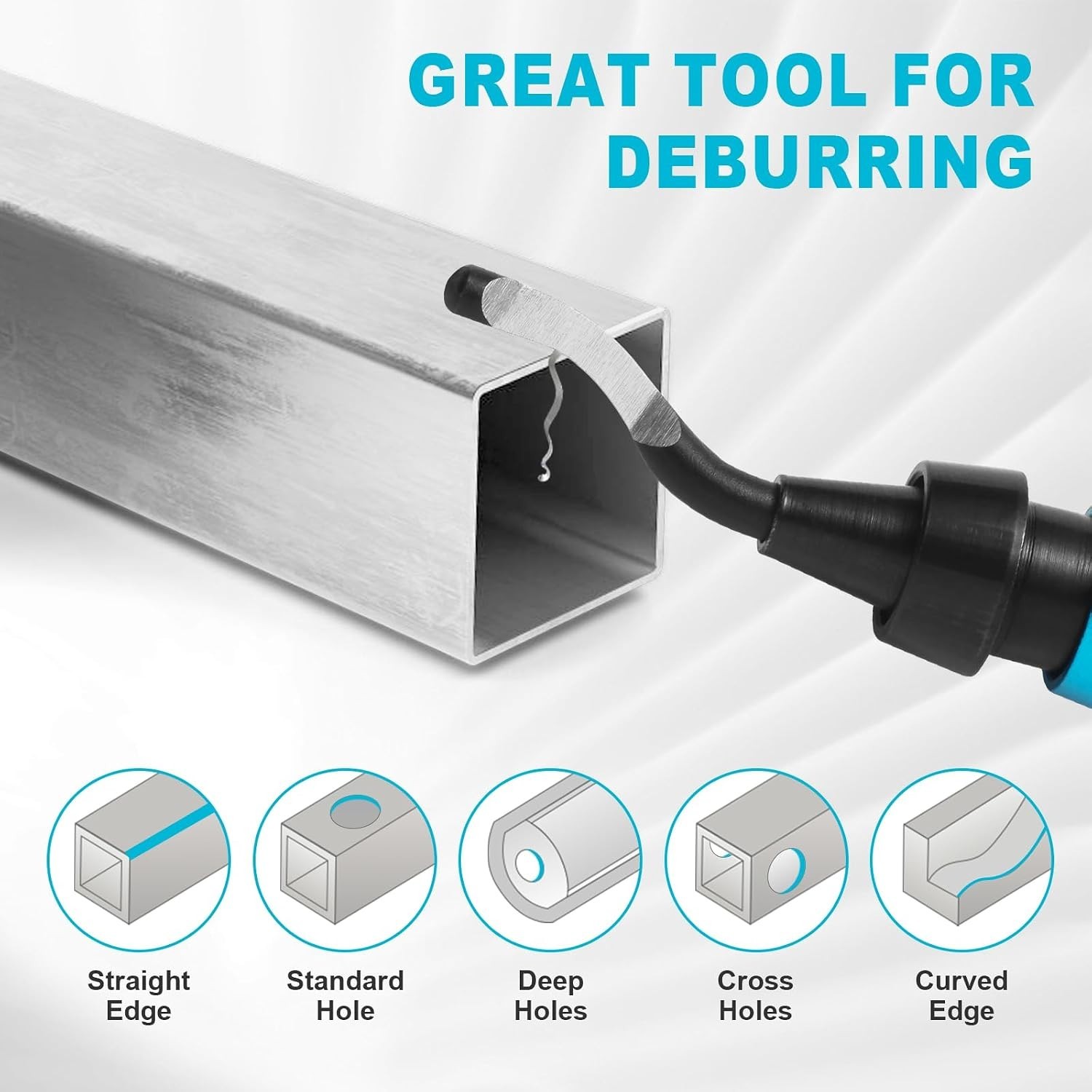 11-Piece Deburring Tool Set for Smooth Edges: Perfect for Metal and 3D Printing