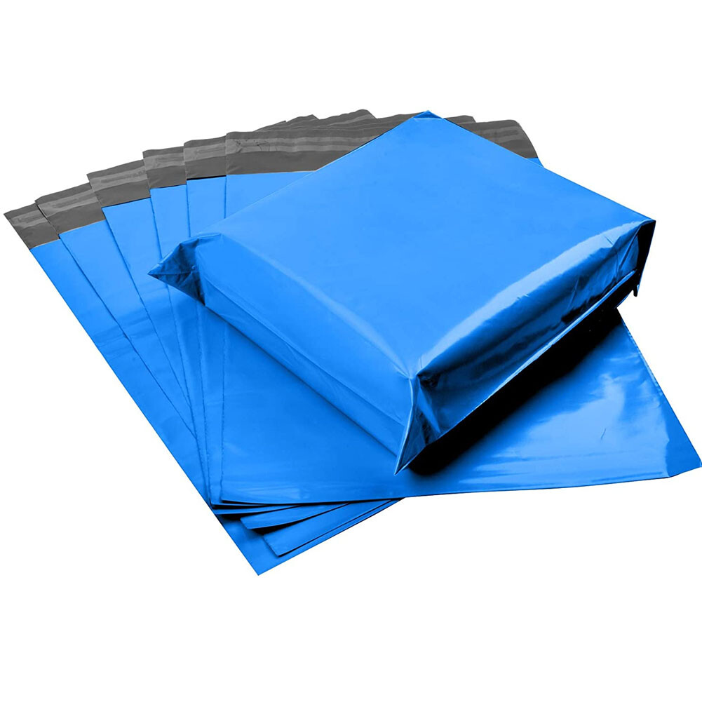 Fashion Poly Mailers 10×13 Blue 2.5Mil – 100/500 Pcs Self Seal Shipping Bags US