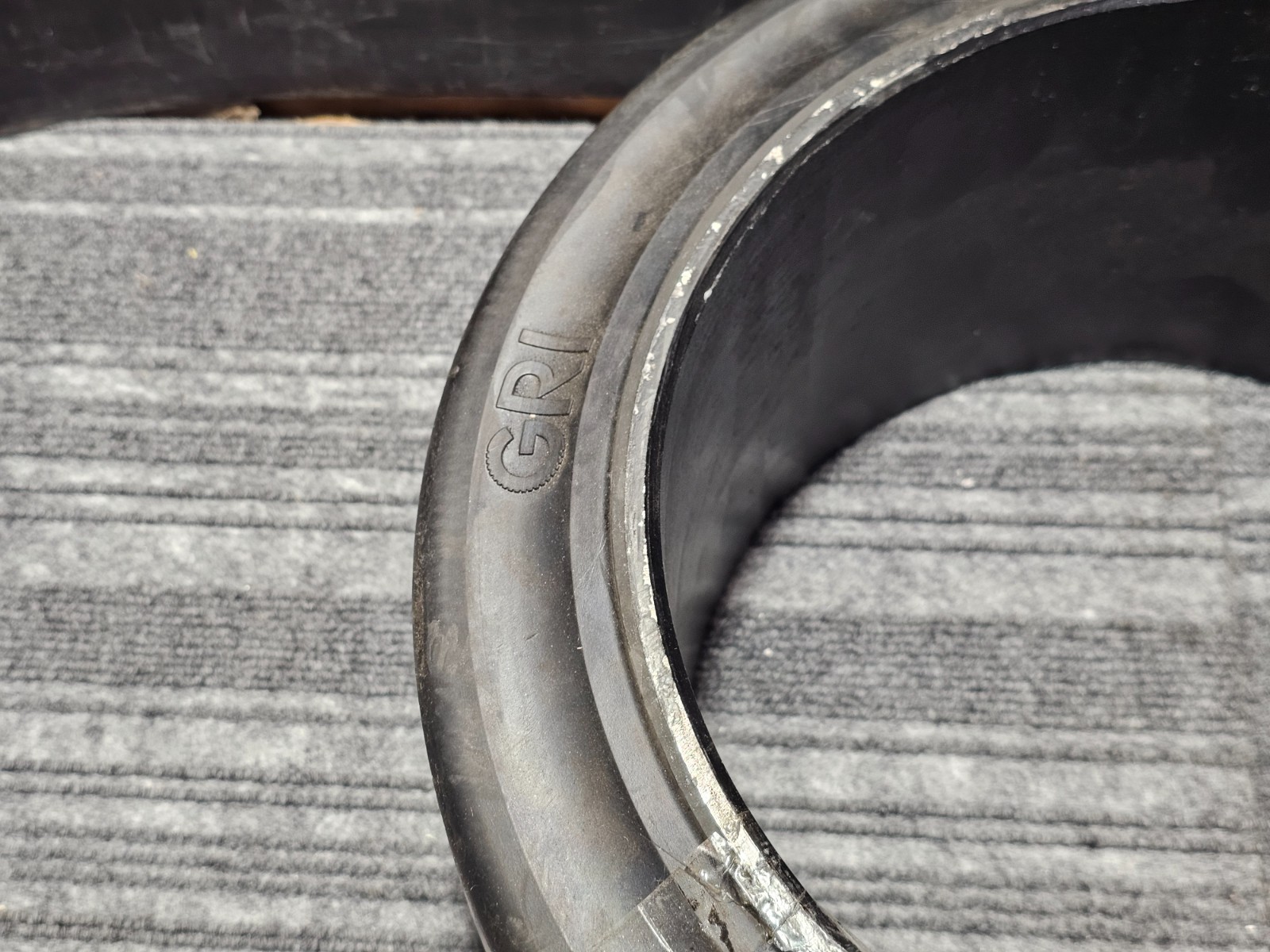 Globe Star Fork Lift Tire 16-1/4x7x11-1/4 Smooth Press On 413/178-286 A250614206
