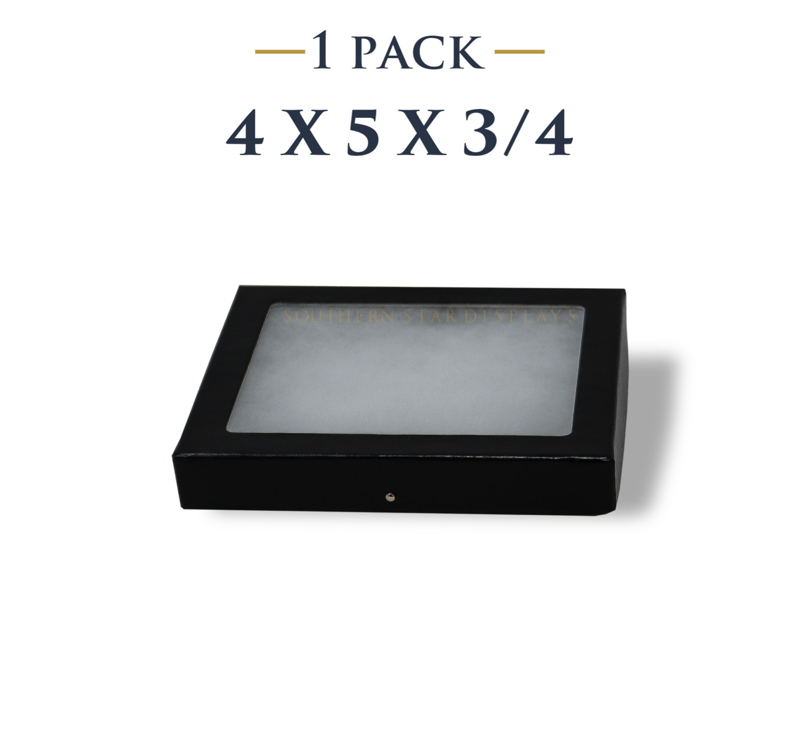 4 x 5 x 3/4 Riker Display Case Box for Collectibles Arrowheads Jewelry & More