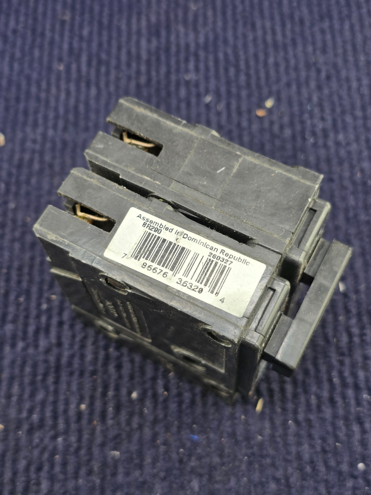 Eaton BR290 90A 2-Pole Miniature Circuit Breaker 120/240VAC, 10 kaIC Common Trip