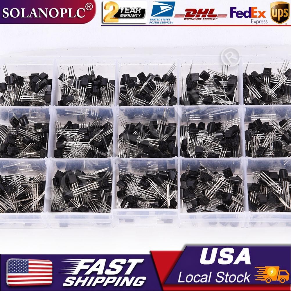 TO-92 Assortment NPN PNP DIY kit 15 value 600pcs Transistor