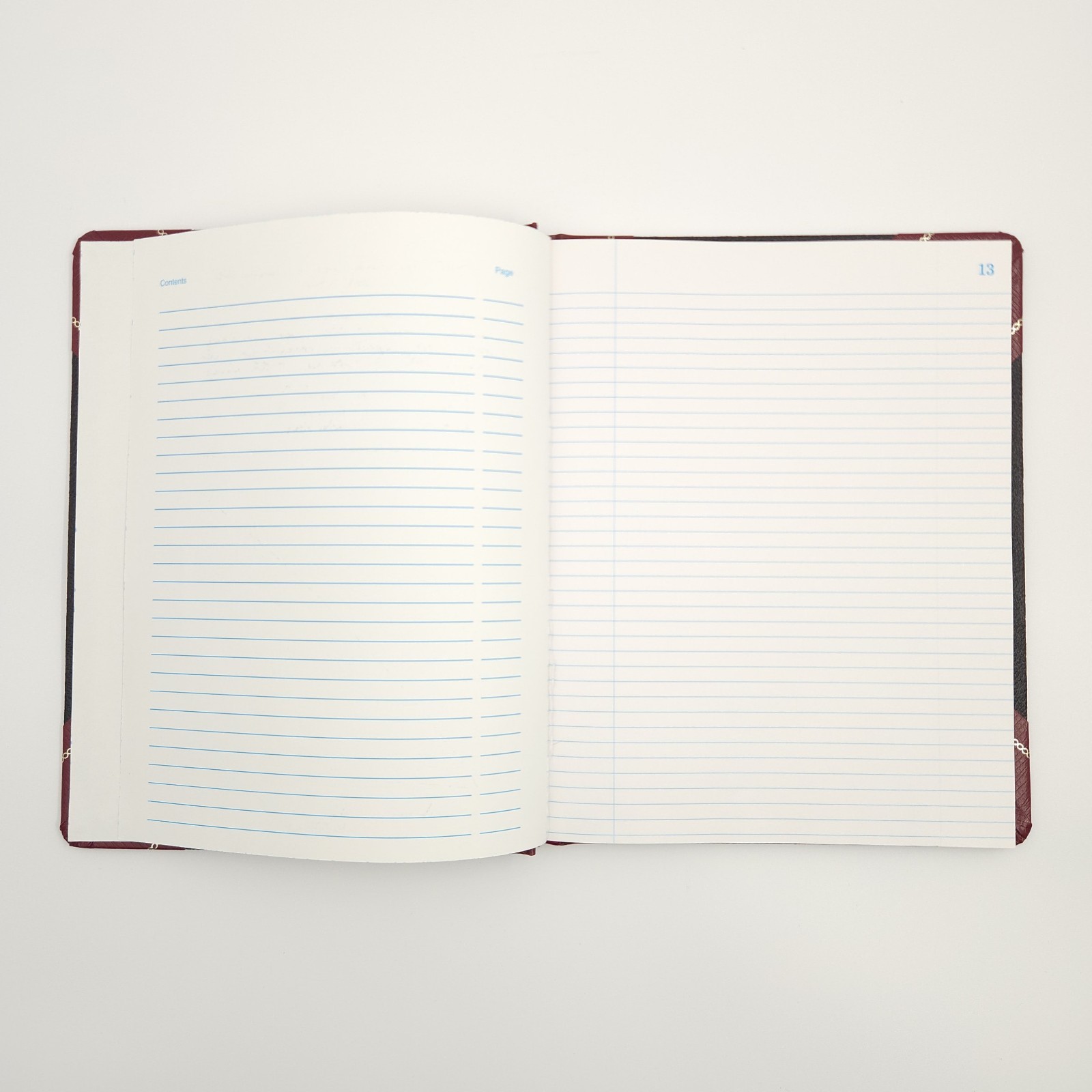 Boorum Pease Log Book G21 150-R Black Red Hardcover Ruled Journal Record Canada