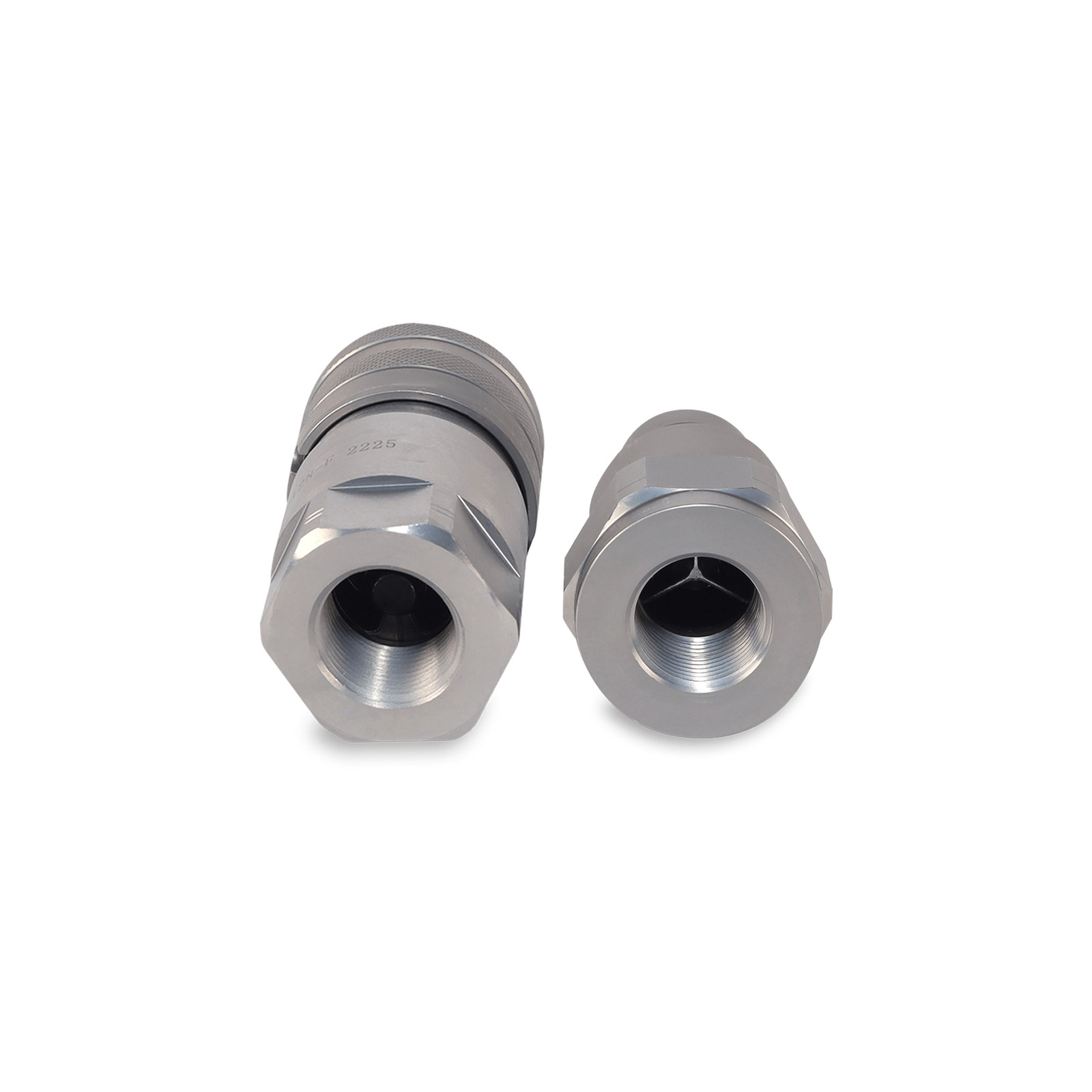3/4″ Flat Face Hydraulic Quick Couplers Set – 3/4″ NPT Thread