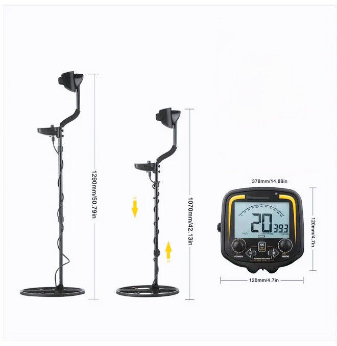TIANXUN TX 850 Metal Detector, Very Sensitive, Discrimination, Ground Grab