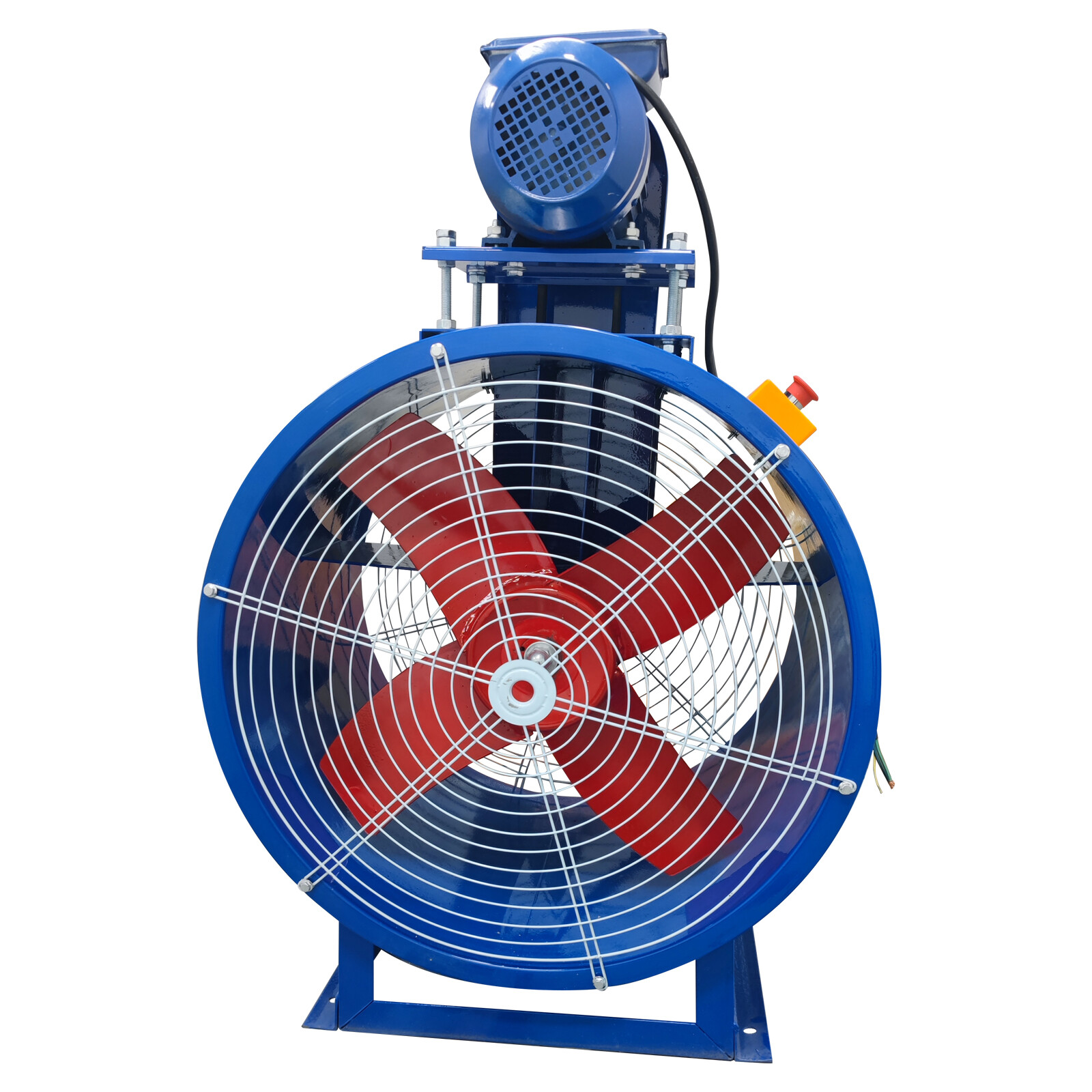 24″ Dia Electric Tube Axial Fan Paint Room Exhaust Fan 1500W 1450r/min 220V