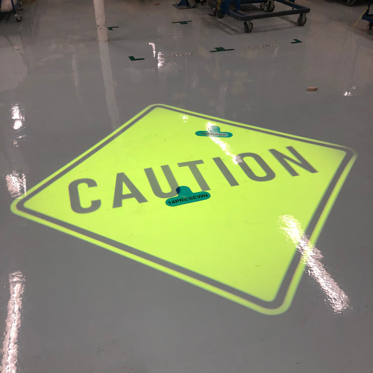 15W-1500W Industrial Warning Safety Caution Signs Projection LED Sign Projector