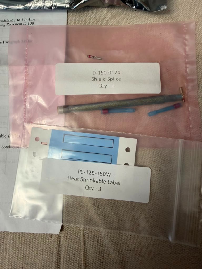 Honeywell Spare Kit Dytran 3168M67 Accelerometer Assembly & Raychem Splice Kit