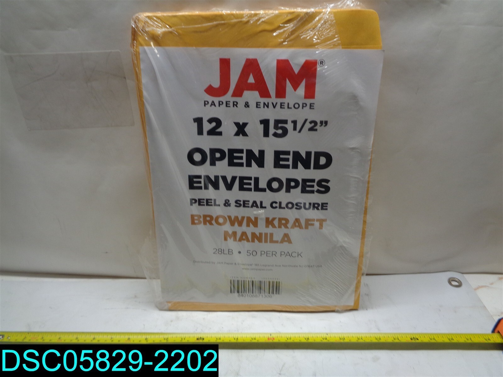 QTY=50: JAM PAPER 12 x 15 1/2 Open End Catalog Commercial Envelopes Manila