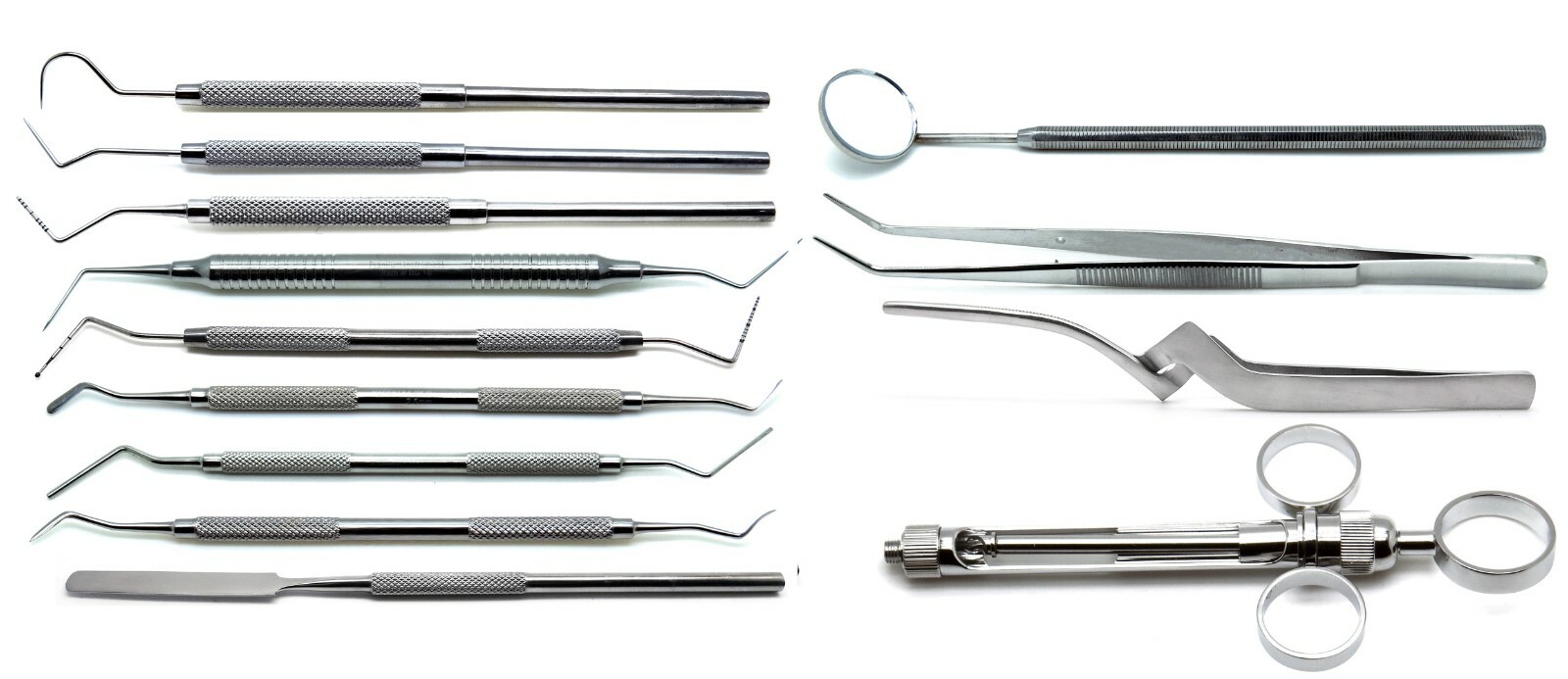 Dental Root Canal & Pulpotomy Tray Setup Stainless Steel Instruments Set of 13