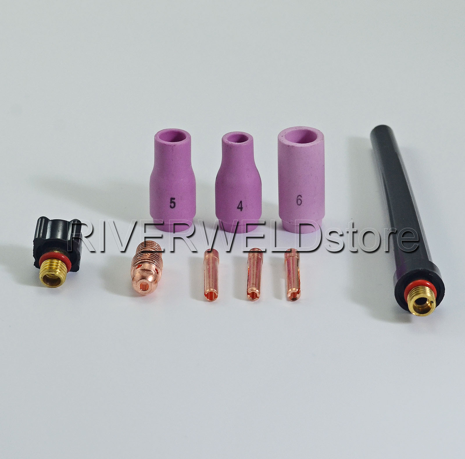 WP-20F WP20F-25 TIG Welding Torch Complete Flexible Water Cooled 200A 25 Feet