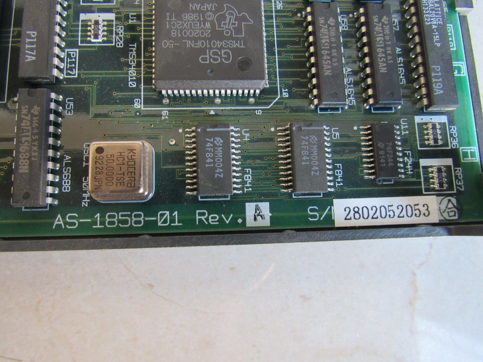 Yaskawa JANCD-FC510 AS-1858-01 PW-0334-00 Lot # 3171 Listed by Mike