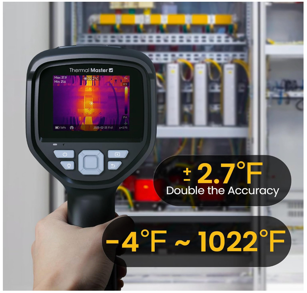 US Reseller – THOR002 Thermal Imager 3.5″ IPS Screen 512×384 550℃ 32G