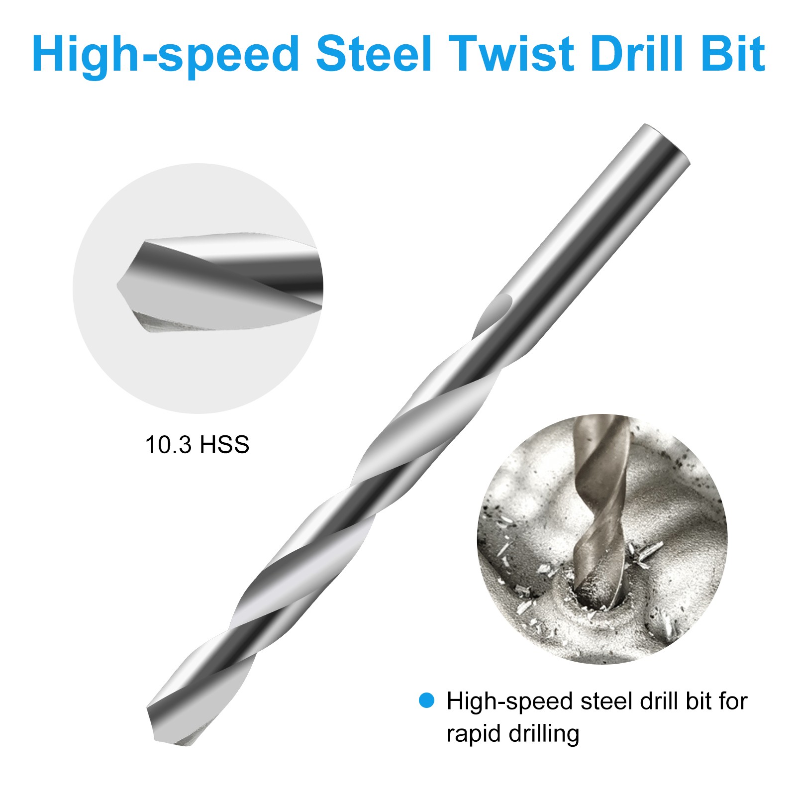 15pcs Universal M10x1.25mm Thread Repair Kit HSS Drill Tap Wire Insert Tool Set