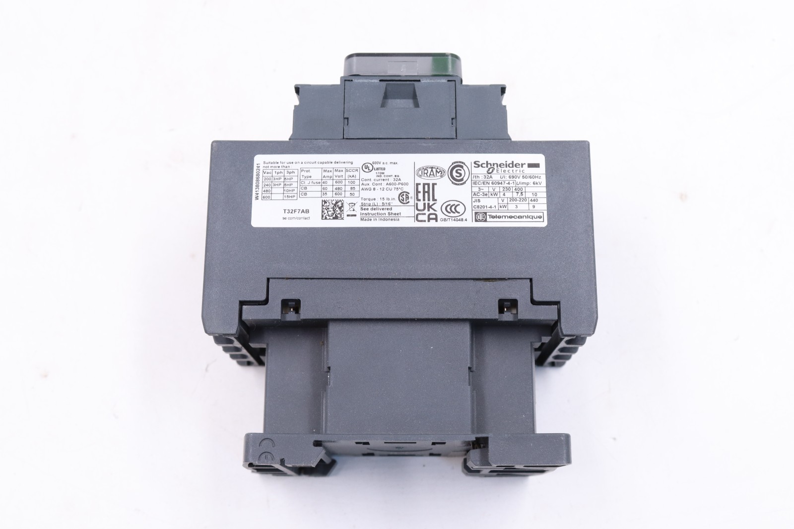 Schneider Electric LC1DT32F7 Contactor MADE IN INDONESIA