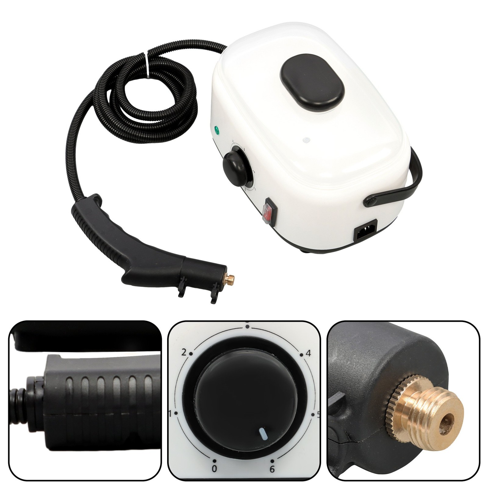 2500W Steam Cleaner 1500ml 110V Portable-Car Engine Degreasing&Tile Grout us