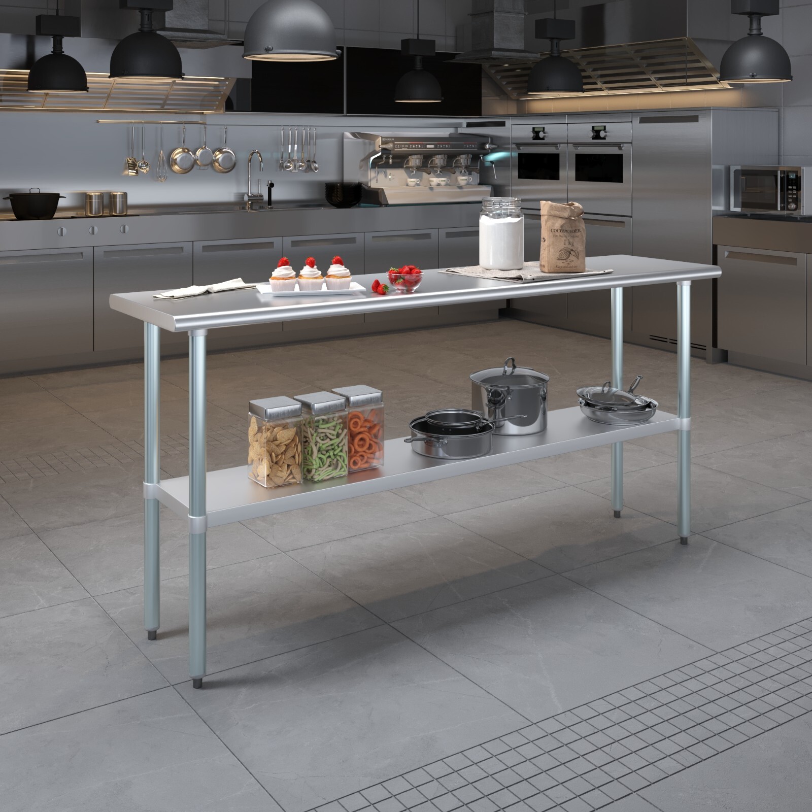 18 in. x 72 in. Stainless Steel Table