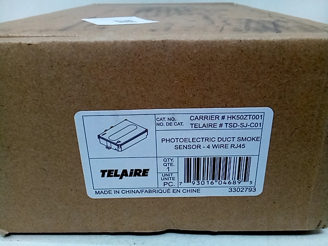 Telaire Carrier HK50ZT001 Photoelectric Duct Smoke Sensor SENSOR MODULE – 4 Wire