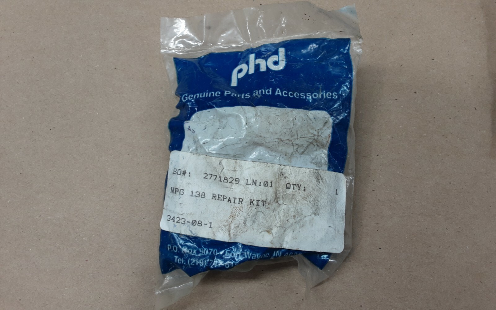 NEW PHD 2771829 138 REPAIR KIT #61G38RM