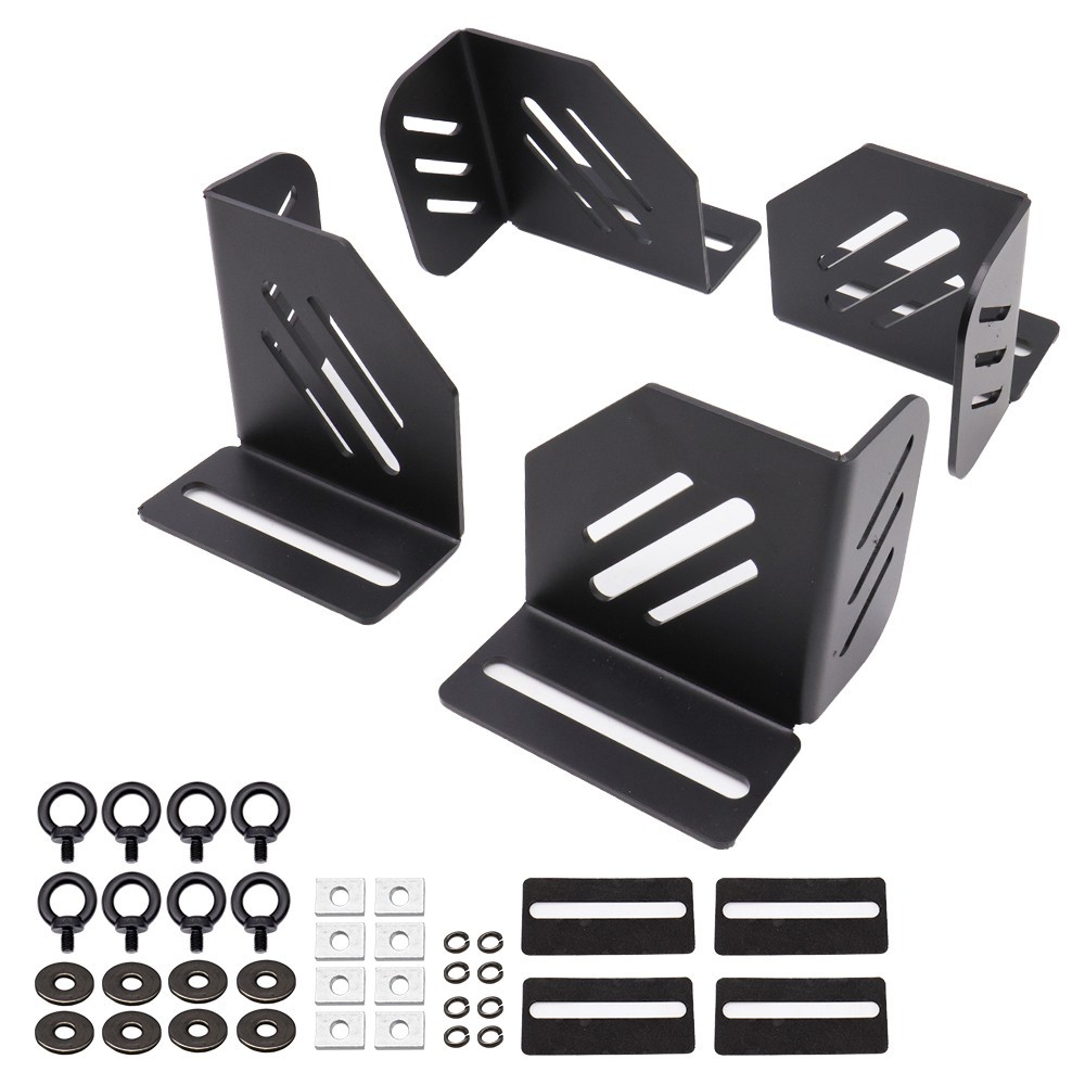 Powder Coated Stainless Steel Corner Bracket With T-Slot Channel Universal Fit