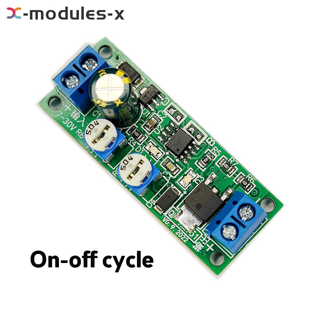 DC7-30V MOS Adjustable Cycle Timer Delay On/Off Switch Power Supply Relay Module