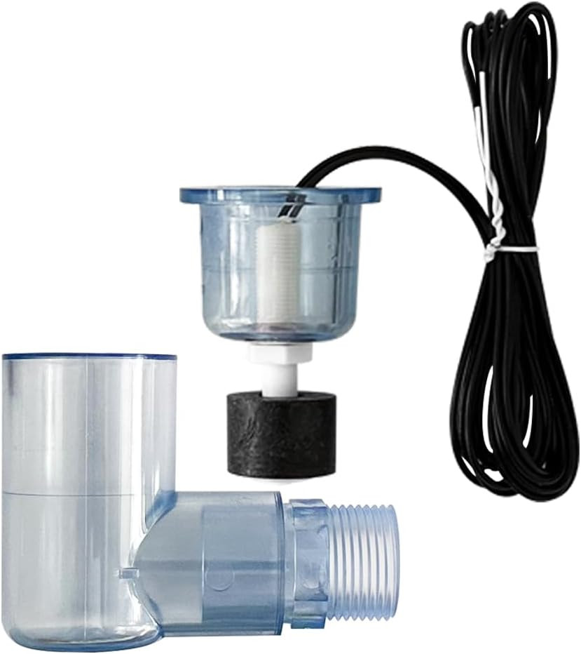 SS2 Condensate Float Switch Clear PVC Overflow Safety Level Sensor for HVAC Drai