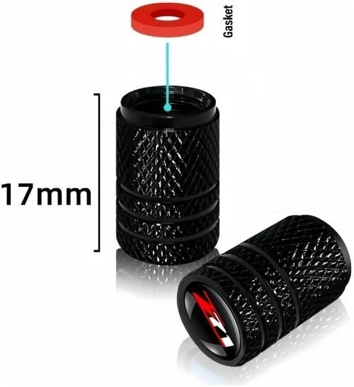 tire Valve stem caps with Colorado Tahoe Suburban Silverado Sierra 1 Color: s3