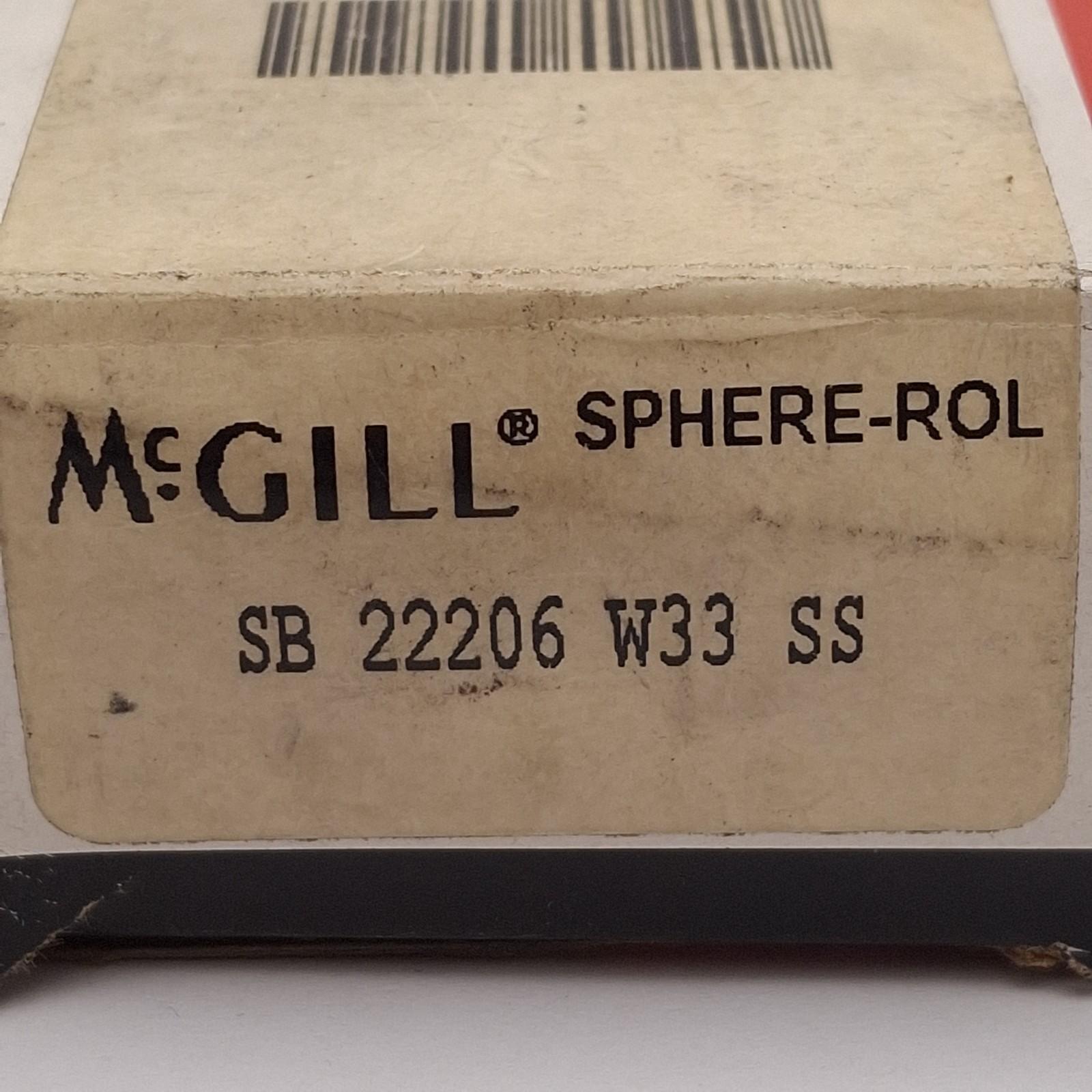 McGill SB 22206 W33 SS Spherical Roller Bearing, ø30mm ID, ø62mm OD, 20mm Width