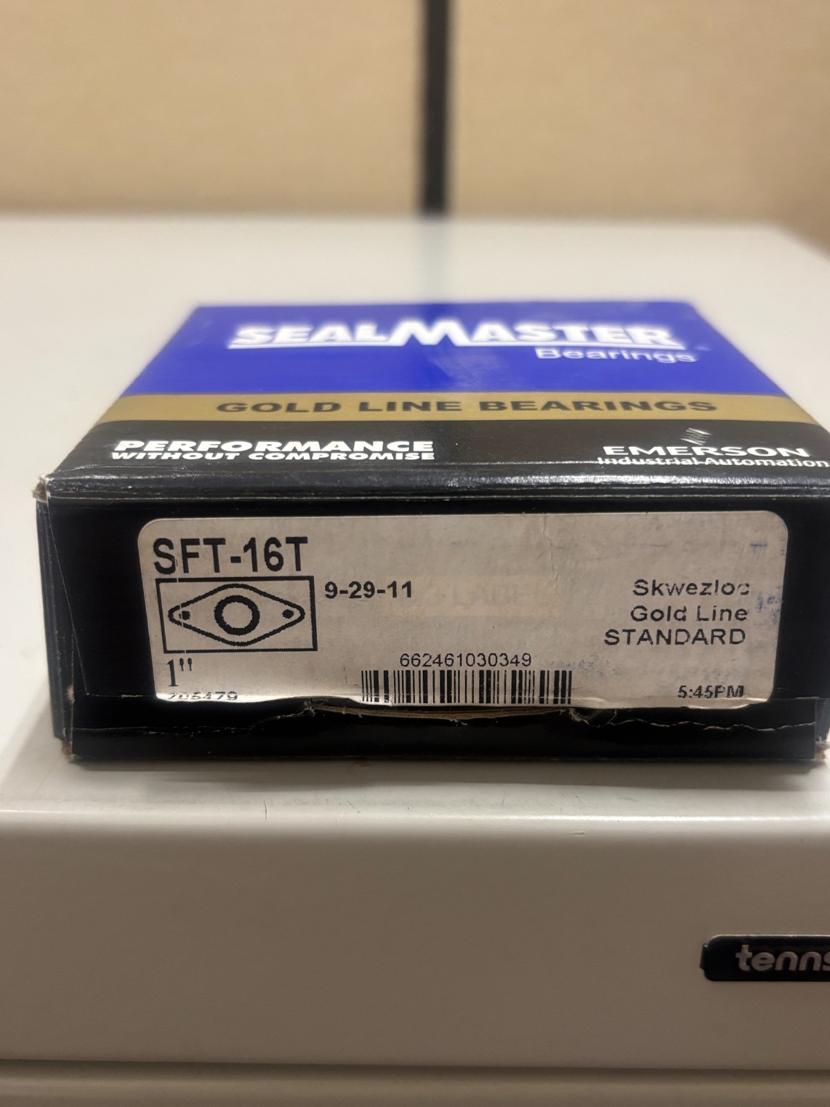 SEALMASTER SFT-16T GOLD LINE 2 BOLT FLANGE BEARING 1″ BORE CONCENTRIC COLLAR