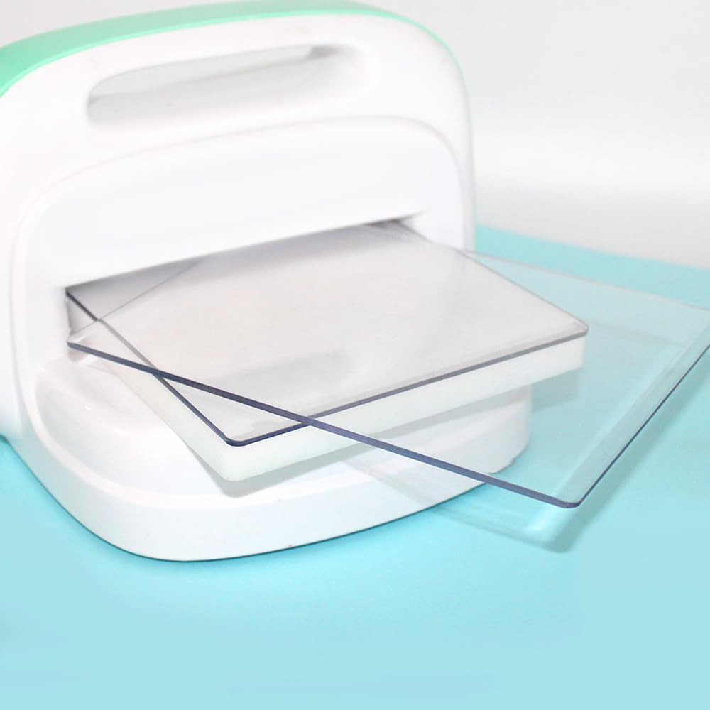 1 Pair Acrylic Cutting Plates for Die Cutting Machines – 7.67″ X 5.86″ Clear Em