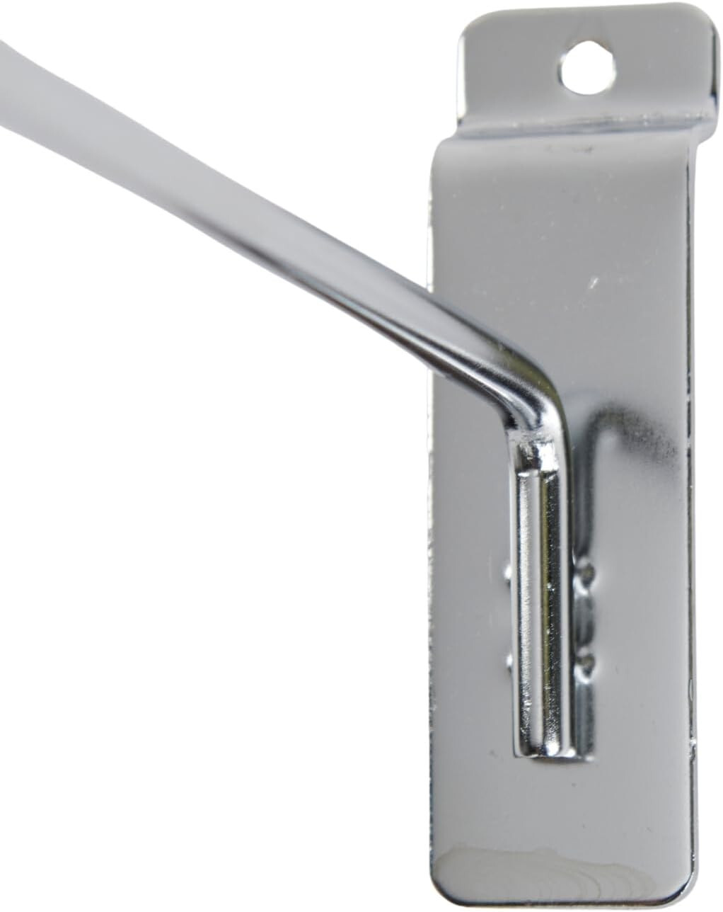 100 Chrome 12″ Slatwall Peg Hooks Slat Wall Retail Display 6 mm Diameter Tubing
