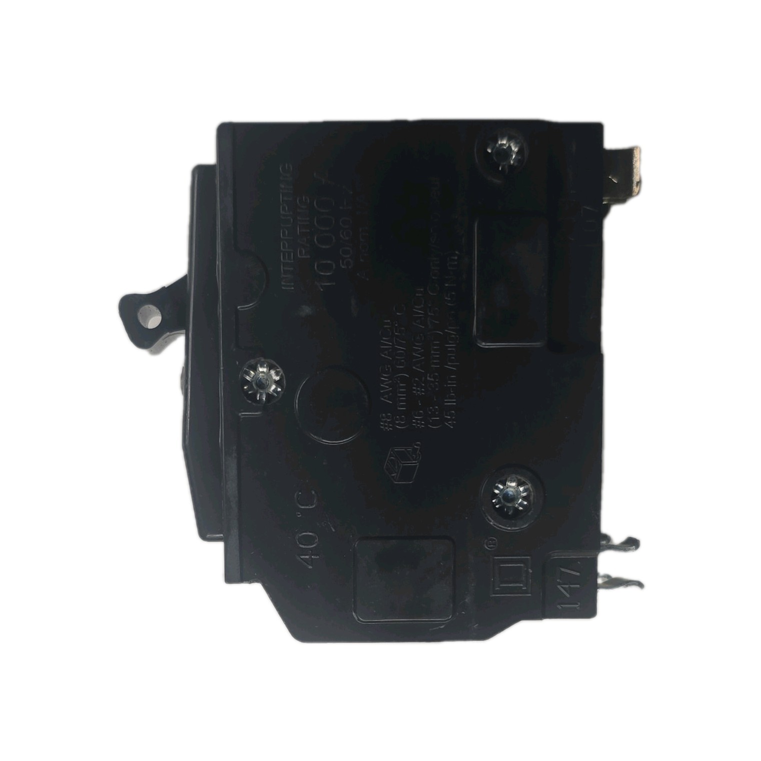 Square D QO260 60A 2-Pole Circuit Breaker Black Plug-In 120/240V