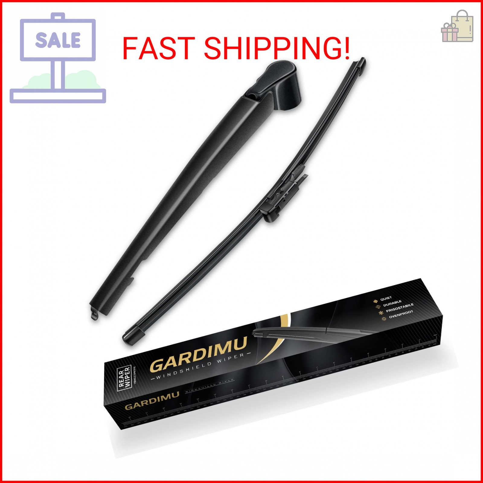 GARDIMU Rear Wiper Arm Blade Set Replacement for Mercedes-Benz GLA 2015-2020 250