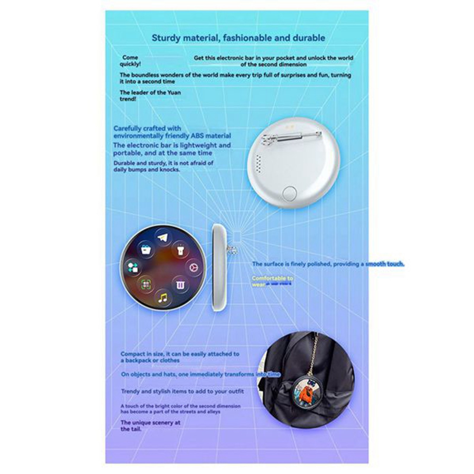 Smart Digital ID Card with Dynamic Electronic Display, Anh5630